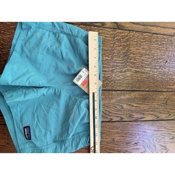 Patagonia Kids' 4" Baggies Shorts Unlined Subtidal Blue Large (12) NWT - Picture 5 of 6